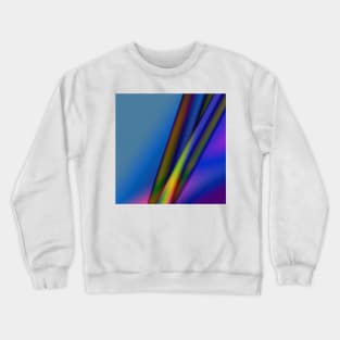 blue green red yellow texture art Crewneck Sweatshirt